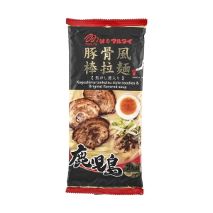Kagoshima Tonkotsu Style Instant Pork Ramen – Original Flavour, 2 Servings, 185g