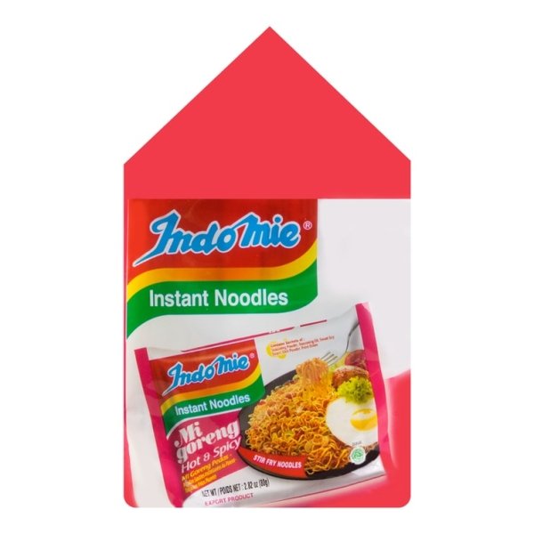 Indonesian Mi Goreng Instant Stir-Fry Noodles – Hot & Spicy Flavour, 5 Packs, 400g - Image 3