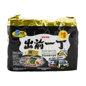 Demae Ramen – Black Garlic Oil Tonkotsu Flavour, 5 Packs, 496g