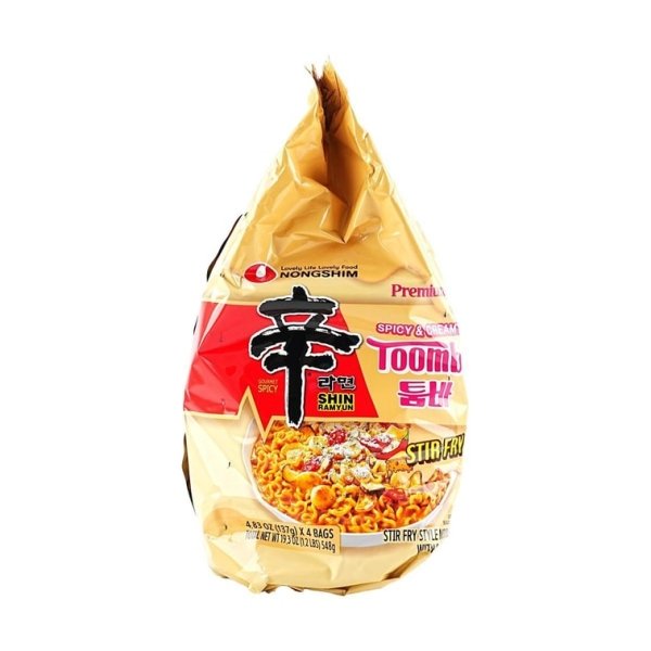 Shin Ramyun Toomba – Spicy Creamy Stir-Fry Instant Ramen, 4 Packs × 137g 【Edward Lee Pick】【Culinary Class Wars】 - Image 4