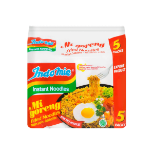 Indonesian Mi Goreng Stir-Fried Instant Noodles – Original Flavour, 5 Packs, 425g