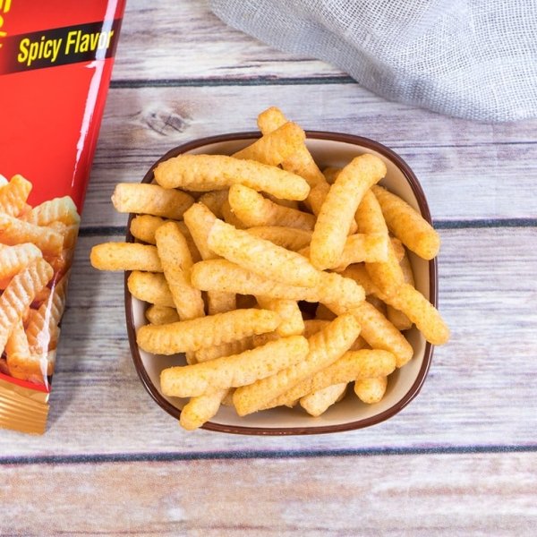 Hot & Spicy Shrimp Crackers Light & Crispy Seafood Snack 75g [Jennie's Pick] - Image 3