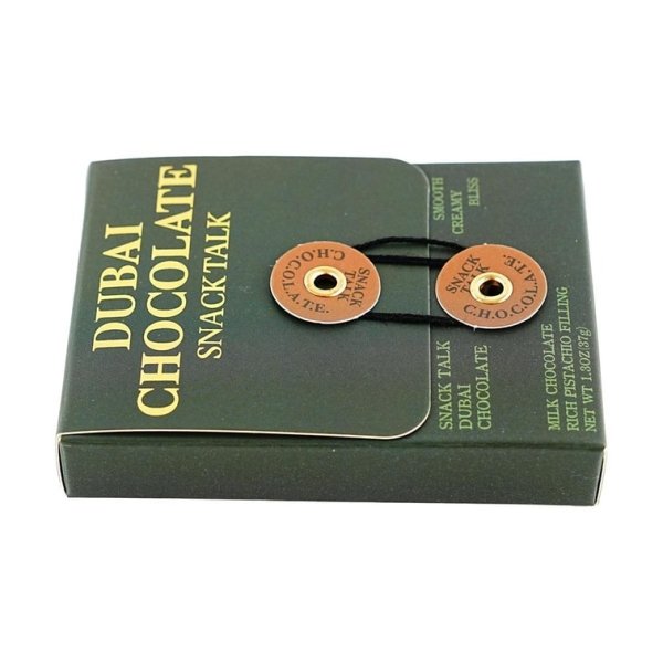 SnackTalk Dubai Style Chocolate Milk Chocolate Pistachio Kunafa 37g [Refrigeration Required Upon Arrival] - Image 3