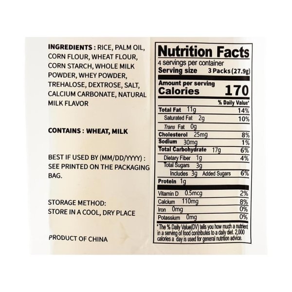 ORBIT Rice Crackers Classic Milk Flavor 112g - Image 4